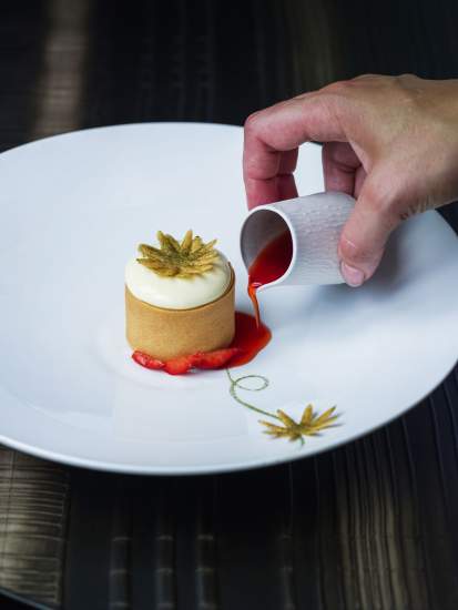 → Cédric Burtin · Restaurant gastronomique Chalon-sur-Saône, La Fraise