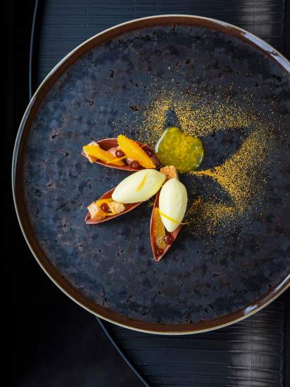 → Cédric Burtin · Restaurant gastronomique Chalon-sur-Saône, La Mandarine